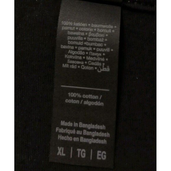 Funny Black SS Graphic T-Shirt Sz XL Men's Women's Unisex Clothing "I Avoid" NWT - Picture 5 of 5